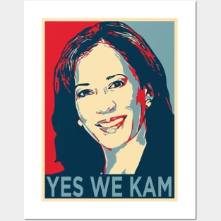 Yes We Kam | Kamala Harris Poster | Biden Harris 2024 Posters and Art